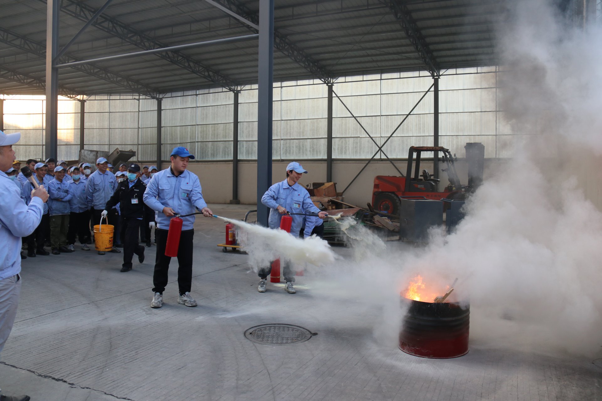 力源科技消防演練